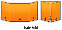 Gate Fold Printing Fold Option - Design Creative Media - Vancouver Printer