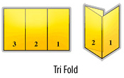 Tri-Fold Printing Fold Option - Design Creative Media - Vancouver Printer
