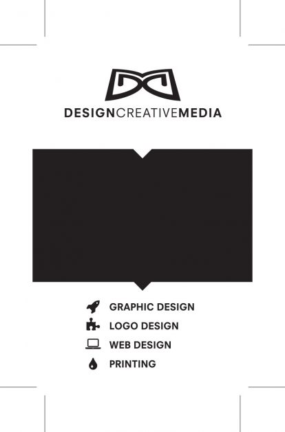 Professionally Designed Business Card With Spot UV Gloss Mask - Design Creative Media - Vancouver Graphic Designer